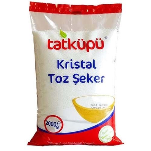 Tatküpü Kristal Toz Şeker 5000 gr. (5 kg.)