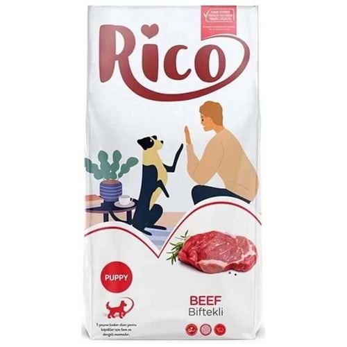 Rico Biftekli Yavru Köpek Maması 15 Kg
