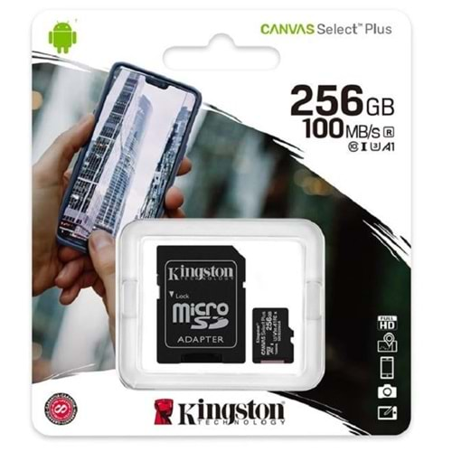 Kingston (SDCS2/256GB) 256GB Micro Sd Hafıza Kartı