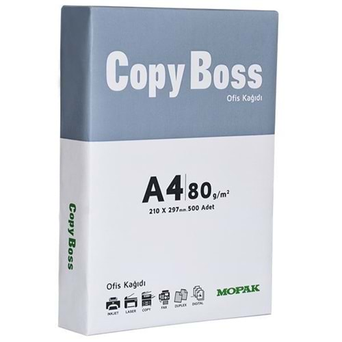 Mopak Copy Boss A4 Fotokopi Kağıdı 80 gr. 500 lü 1 Paket