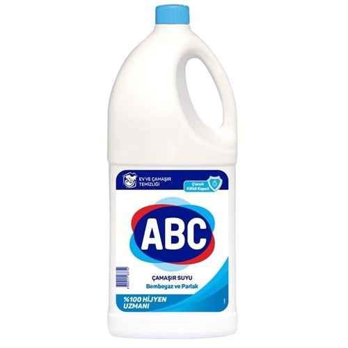 Abc Çamaşır Suyu 4000 ml. Bembeyaz ve Parlak