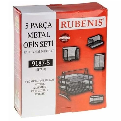 Rubenis Evrak Rafı 5 Parça