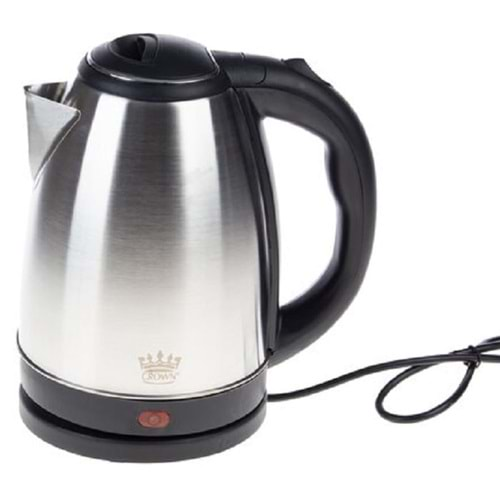 Crown 1.8 lt Çelik Su Isıtıcı Kettle 1500W CRW-7102