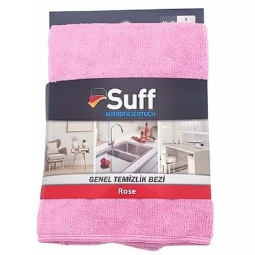 Suff Rose Mikrofiber Genel Temizlik Bezi 40x40 cm