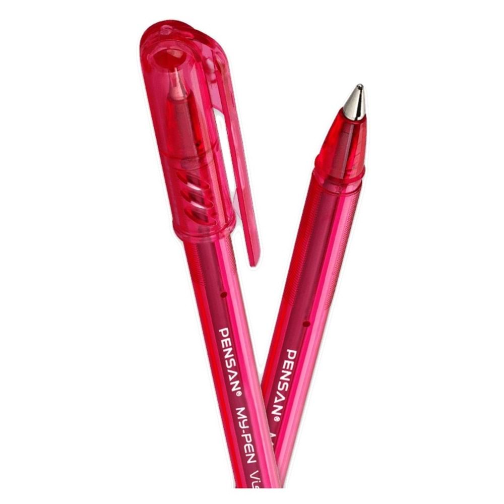 Pensan My-Pen Tükenmez Kalem 1 mm Kırmızı 25 Adet