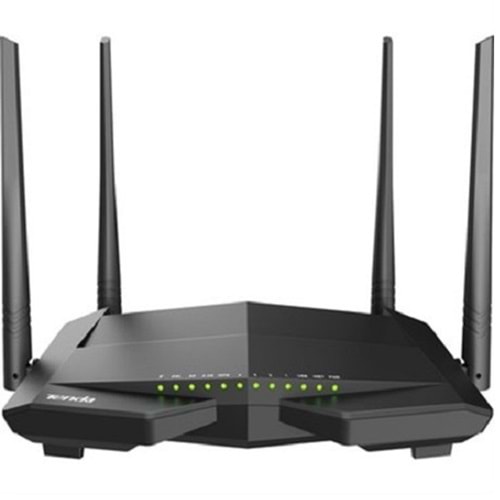 Tenda V12 867 Mbps 4 Port ADSL2+-VDSL Kablosuz Fiber Modem 4 Anten
