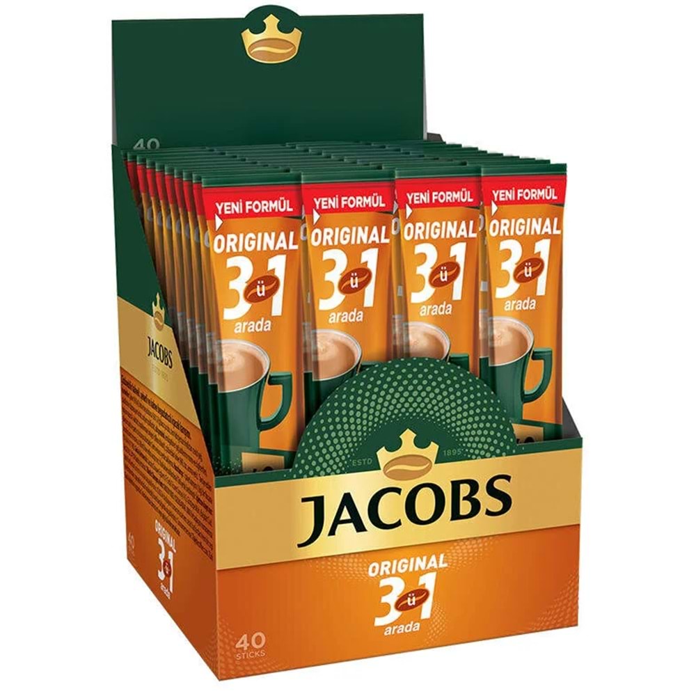 Jacobs 3 ü 1 Arada Hazır Kahve 40x16gr