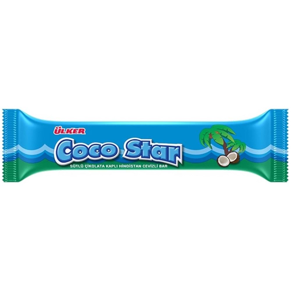 Ülker Coco Star Hindistan Cevizli Çikolata Bar 28 gr. 1 Adet