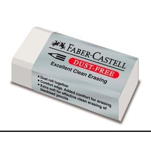 Faber Castell 1871-30 Dust-Free Beyaz Küçük Silgi