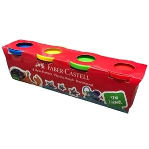 Faber Castel Oyun Hamuru 4 Renk 4x100 gr.