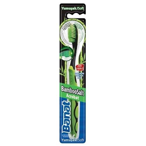 Banat BambooSalt Acrobat Diş Fırçası Yumuşak Soft